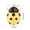 Yellow, variant on HOZVOMI Mini USB Handheld Fan Makeup Mirror with Night Light Compact Design Quick Charging Beauty Tool