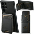 thumbnail image 2 of TECH CIRCLE For Galaxy S23 Ultra Case with Credit Card Holder,Premium PU Leather Magnetic Kickstand Heavy Duty Shockproof Protective Wallet Cover for Samsung Galaxy S23 Ultra 6.8" 2023,Black, 2 of 5