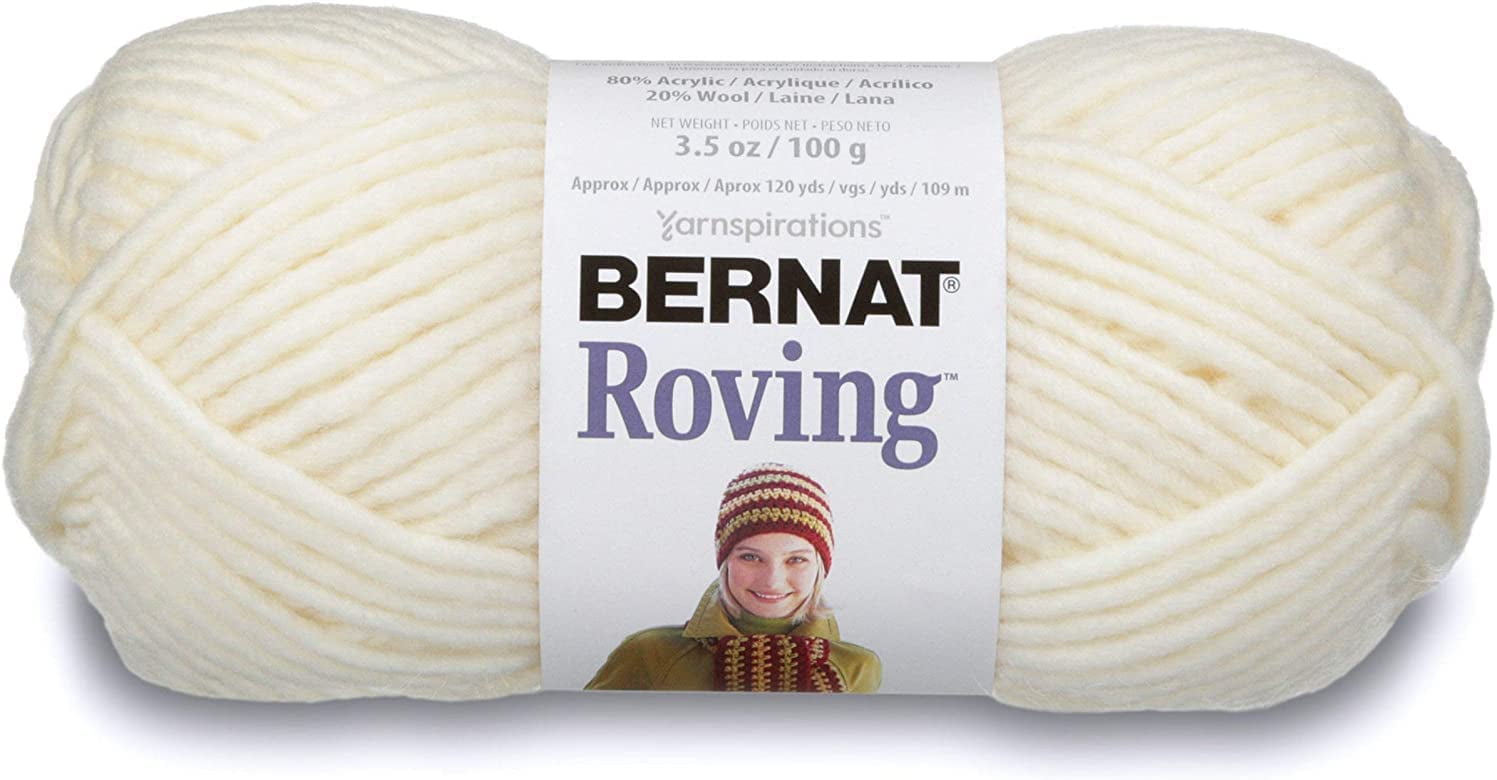 Bernat Roving Rice Paper Yarn - 3 Pack of 100g/3.5oz - Acrylic - 5