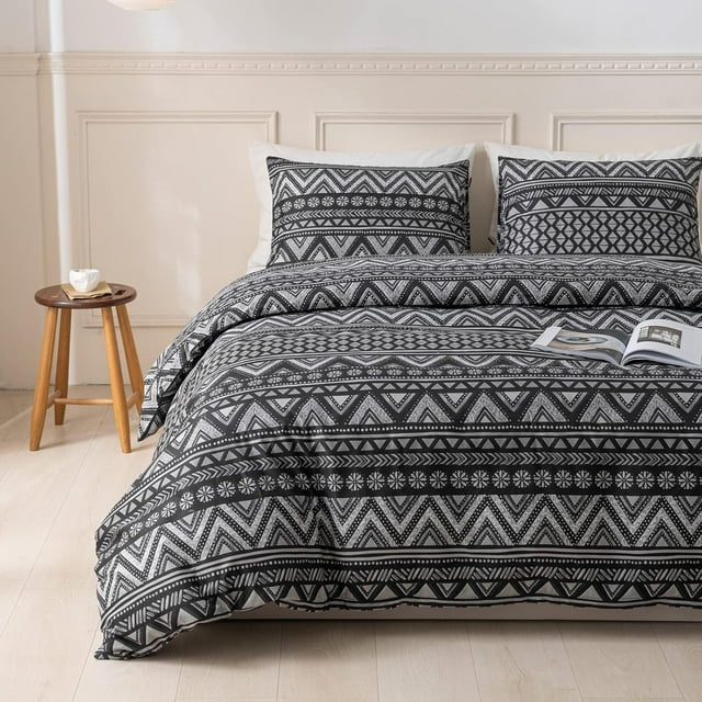 Duvet Cover Queen Tree Branches Pattern Bed Sets Ultra Soft Microfiber Bed Set Piece Breathable Queen Duvet Cover Set with Zipper Closure Corner Ties (x )