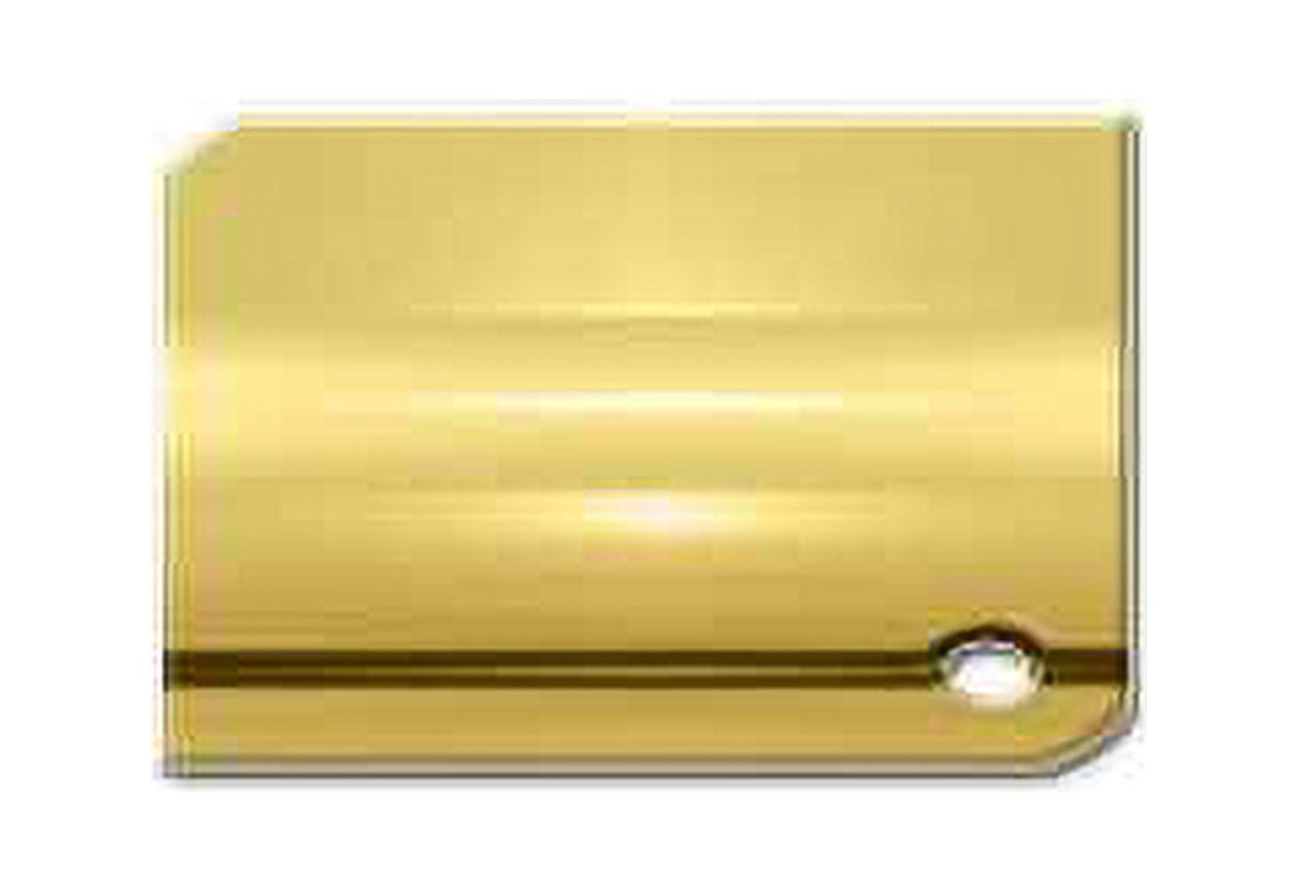 Deltana SDL688CR003 Storm Door Latch; Classic; Mortise Lock; Lifetime Brass Finish