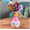 Lovely Girl, variant on LNKOO Flower Craft Kit for Kids - Make Your Own Flower Bouquet with Buttons and Felt Flowers, Vase Art Toy & Craft Project for Children, DIY Activity Gift for Boys & Girls Age 4 5 6 7 8 9 Year Old