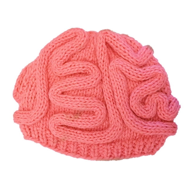 Funny Brain Knitted Hat,Knitted Personalized Brain Hat,Winter Hat