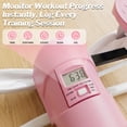 thumbnail image 4 of Kdymod Lateral Rocking Fitness Stepper, Low Impact Portable Exercise Stepper, Workout Machine, Rock Stepper Machine with Digital Monitor & Resistance Bands,Pink, 4 of 9