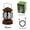 Brown, variant on Honmine Type C Fast Charging Tent Lamp, Camping Lamp with Stepless Dimming, Rechargeable Outdoor LED Lantern for Household, Fishing, Backyard