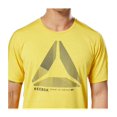 thumbnail image 3 of Reebok Mens OST ACTIVCHILL Graphic T-Shirt, Yellow, Large, 3 of 7