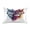 Blue Orange Purple Wolf Faces, variant on Haosy Satin Pillowcase for Hair and Skin Standard Cooling Silk Pillow Case with Envelope Closure White and Ice Wolf Face 20"x26"