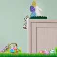thumbnail image 1 of 1 PC Easter Bunny Pushing Easter Egg Door Corner Decoration Diy Patchwork Decora Fun Easter Egg Door Corner Decoration Easter Bunny Egg Door Corner Decoration, 1 of 9