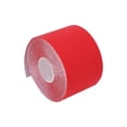 thumbnail image 1 of Cinta De Kinesiología, Rayón De Fácil Aplicación + Cinta Atlética De Tela Luminosa Transpirable Para Rodillas ANGGREK Rojo, 1 of 8