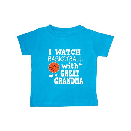 

Inktastic I Watch Basketball with Great Grandma Gift Baby Boy T-Shirt