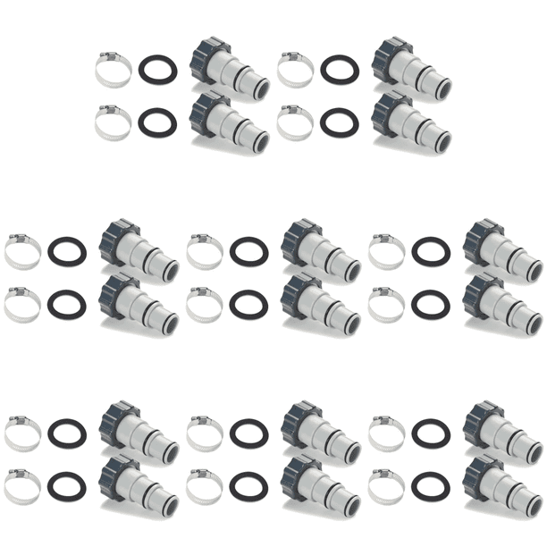 Kits Adaptadores Manguera para Bombas Conexión Roscada Intex Piezas Piscina