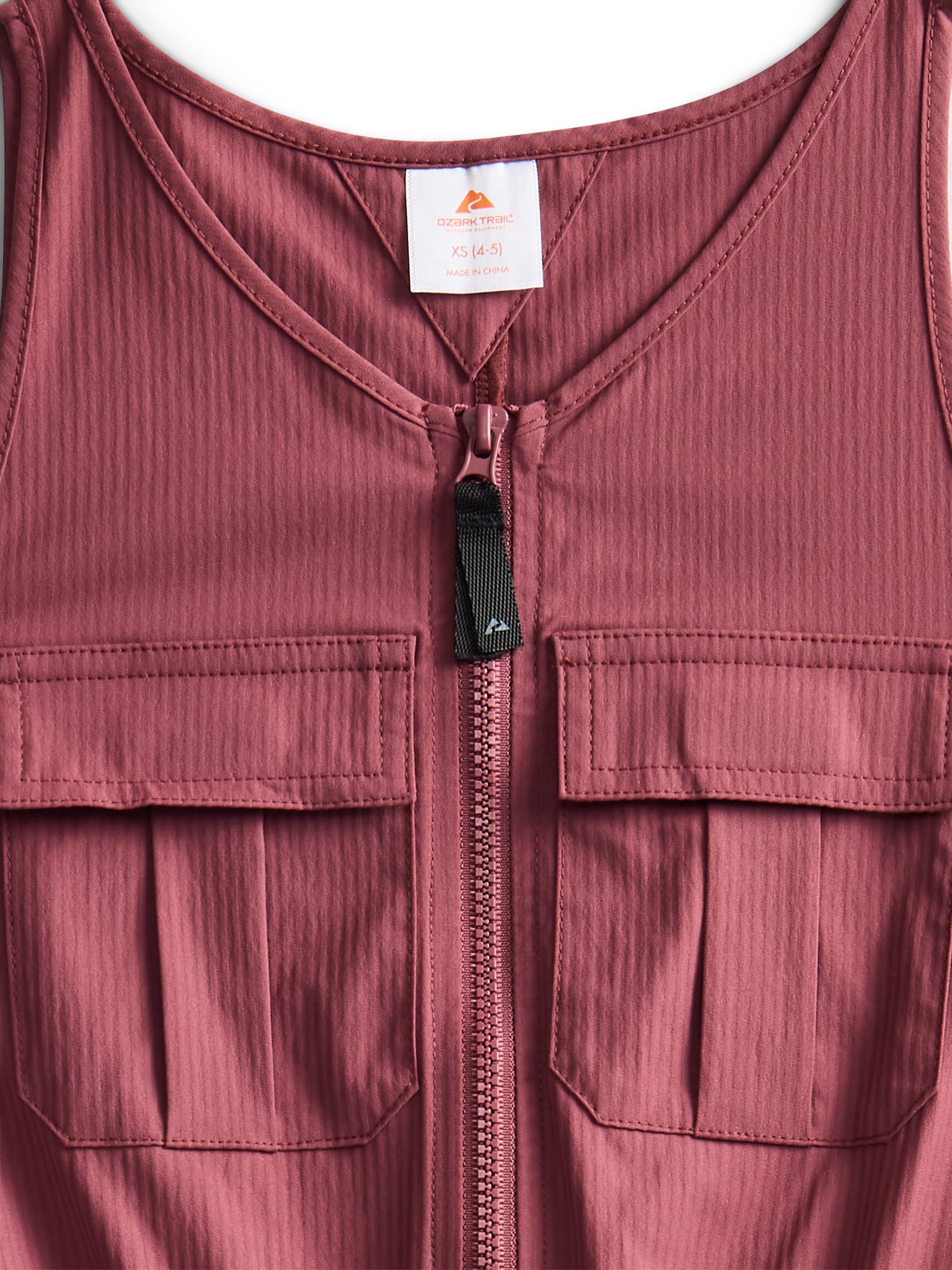 Ozark Trail Girls' Hiking Romper, Sizes 4-18 & Plus