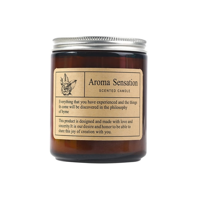 CEHVOM Scented Candle Creative Handmade Gift Handmade Soy Wax Essential Oil Romantic Scented Candle Ornament Clearance