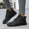 thumbnail image 3 of KELINFONG Men's Snow Boots Women's Winter Barefoot Shoes Hiking Boots Wide Toe Box High Top Ankle Booties, 3 of 7