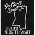 thumbnail image 2 of Cant Spell It Nice To Mississippi Unisex Plus Fleece Graphic Sweatshirt Brisco Brands 5X, 2 of 5