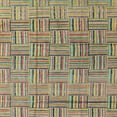 thumbnail image 1 of Ahgly Company Indoor Square Abstract Olive Green Abstract Area Rugs, 6' Square, 1 of 6