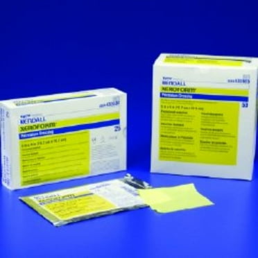 Xeroform Impregnated Dressing 2 X 2" Gauze Bismuth Tribromophenate / Petrolatum Sterile (#8884433400, Sold Per Piece)