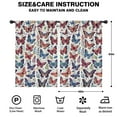 thumbnail image 2 of Blackout Kids Curtains,Flower and Butterfly Childrens Insulated Curtains Set Of 2,Bedroom Essentials,Toddler Room Decor 42"x63"(106x160cm), 2 of 4