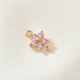 thumbnail image 5 of Guardurnaity Collar con colgante de flor de circón de cristal brillante, colgantes delicados DIY, joyería artesanal, hallazgo para Ropa, zapatos y accesorios Miscelánea Rosa Guardurnaity AP015937-02, 5 of 6