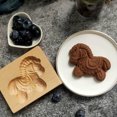 thumbnail image 4 of OAVQHLG3B Wooden Cookie Mould 3D Baking Mould Cookie Die Cutting Machine Conical Plant Model Cookie Wooden Gingerbread For Halloween Thanksgiving Christmas Kitchen DIY, 4 of 7