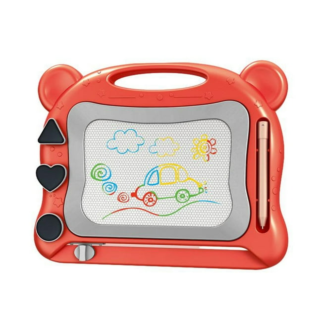 YIMWNYI Magnetic Drawing Board, Erasable Graffiti Painting and Writing Board, Colorful Interactive Doodle Toy, Easy to Use with Magnetic Pen, Perfect for Creative Expression and Fine Motor Skills