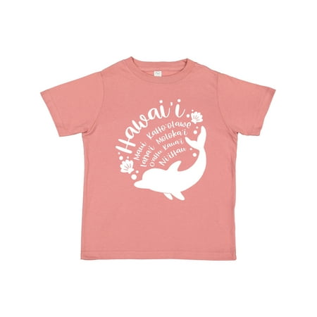 

Inktastic Hawaii Islands with Dolphin Gift Toddler Boy or Toddler Girl T-Shirt