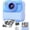 Blue, variant on KEAWIS Instant Print Camera for Kids Dual Lens Selfie 1080P Childrens Camera 32GB Card Print Paper for Girls Boys Age 3-16 Birthday Christmas Gift