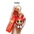 thumbnail image 4 of LLavero de conejo esmerilado, llavero delicado rojo acrílico, colgante moderno hecho a mano, accesorios, buena suerte, regalos de Año Nuevo Ropa, zapatos y accesorios Miscelánea tipo 4 17CM Jumpingount AP014290-04, 4 of 6