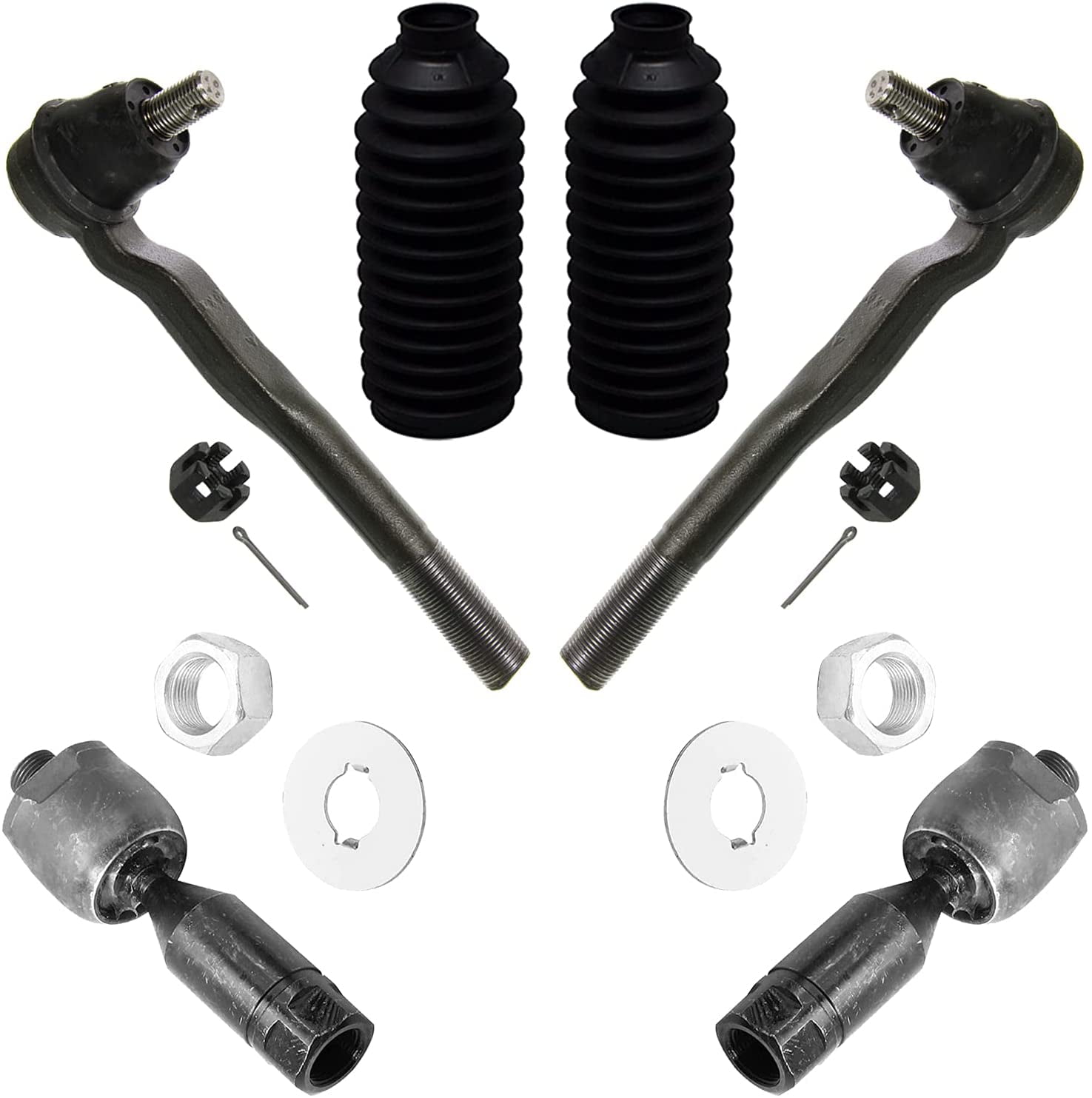Steering Racks & Gear Boxes Rack & Pinion Bellow/Boot 6 PIECE KITIN STOCK2 Boots 4 Clamps