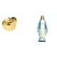 thumbnail image 1 of Estatua decorativa,Escultura de frutas para decoración del hogar para escritorio interior.,Figura de cerámica para escritorio,Estatua católica,Colección de estatuas y figuras religiosas, 1 of 8