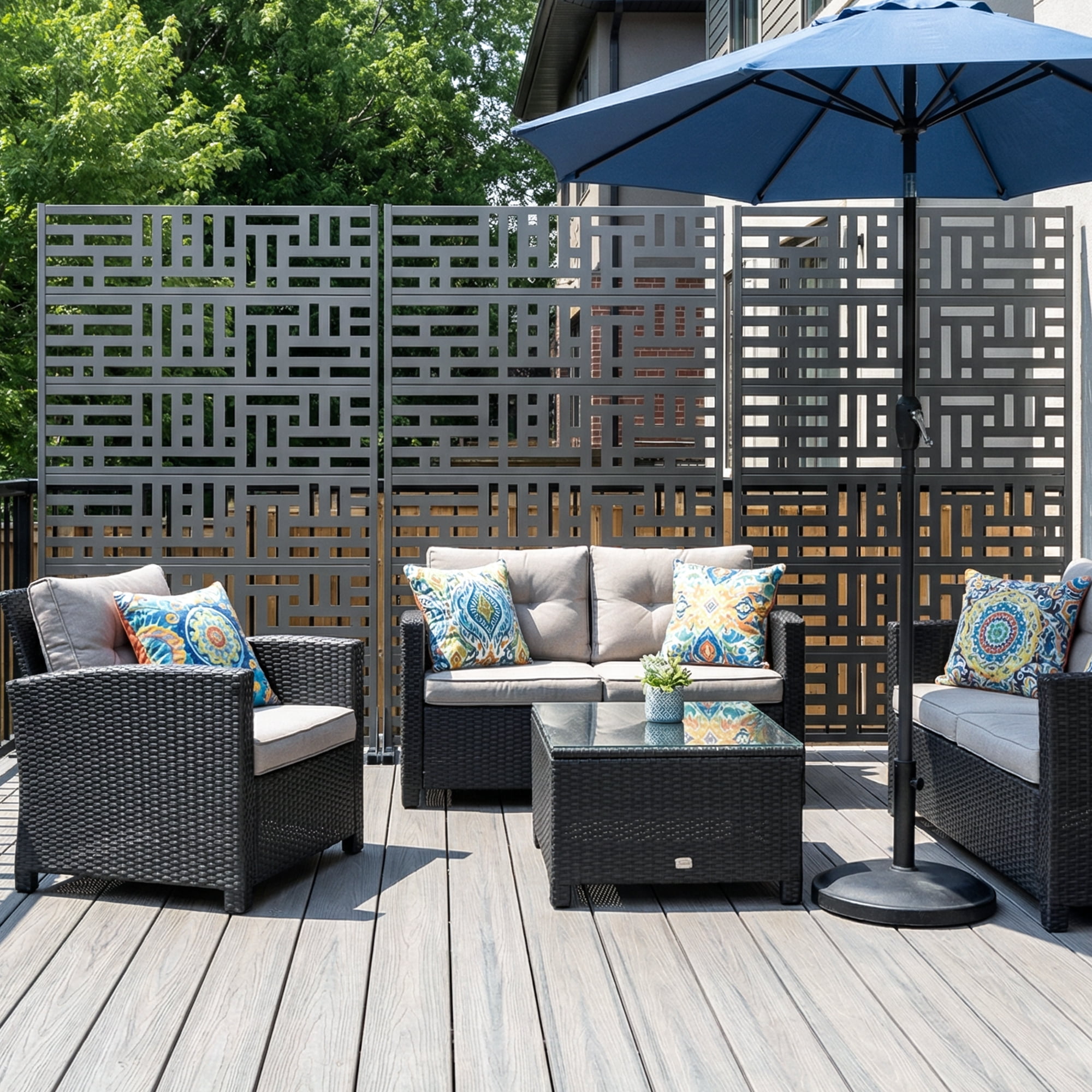 Privacy Metal Screen Fence Panel