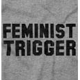 thumbnail image 2 of Feminist Trigger Equality Movement Zip Hoodie Sweatshirt Women Brisco Brands S, 2 of 5