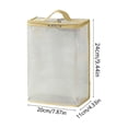 thumbnail image 3 of WZXPWT Mesh Storage Bag, Durable PVC Organizer, Dustproof Bedding and Clothes Protector, Perfect for Closets and Seasonal Storage, Features Clear Design and Portable Handle, 3 of 6
