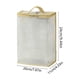 thumbnail image 3 of Bolsa de almacenamiento de malla para ropa y ropa de cama | Separador transparente a prueba de polvo con asa | Contenedor plegable de PVC para armario, hogar o viaje, 3 of 6