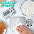 thumbnail image 4 of Baker's Secret Kitchen Scale 33lbs Wireless Display, 2X Magnets Support, USB-C Charging Compatible, Magnetic Conversion Chart Included, Extra Accurate and Easy to Use, Silver, 4 of 7