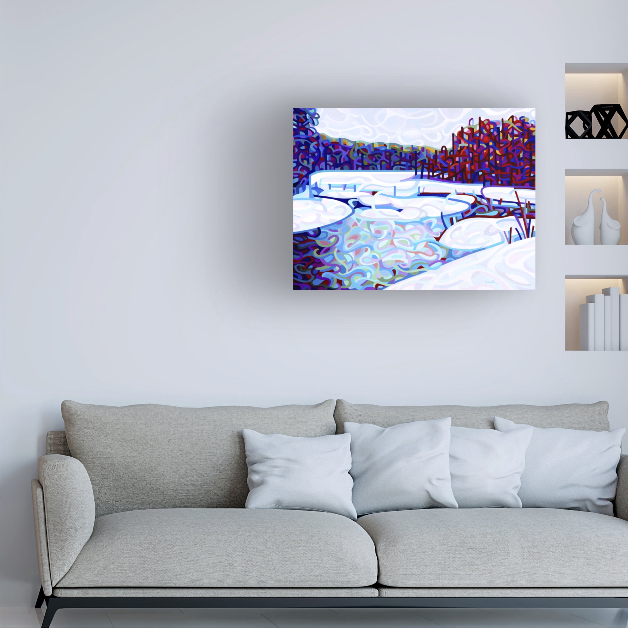 Mandy Budan 'Thaw' Canvas Art