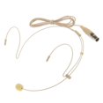thumbnail image 1 of 3 Auriculares Profesionales Con Gancho Para La Oreja/micrófono De Cabeza Color Piel De 4 Pines Sunnimix Micrófono de auriculares de 3 pines, 1 of 8