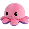 thumbnail image 2 of The Original Reversible Octopus Plushie - Pink + Aqua - Cute Sensory Fidget Stuffed Animals That Show Your Mood, 4 Inch, 2 of 5