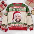 thumbnail image 2 of Suéteres de punto navideños feos con personajes/mascotas personalizados y fotos personalizadas, jerséis de regalo de Navidad, tops para parejas, fiestas, unisex, informales, 12, 2 of 5