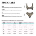 thumbnail image 4 of Kdxio Funny Construction Print Women's 2 Piece High Waisted Wrap Spaghetti Strap Summer Swimsuit Bikini Set-Small, 4 of 7