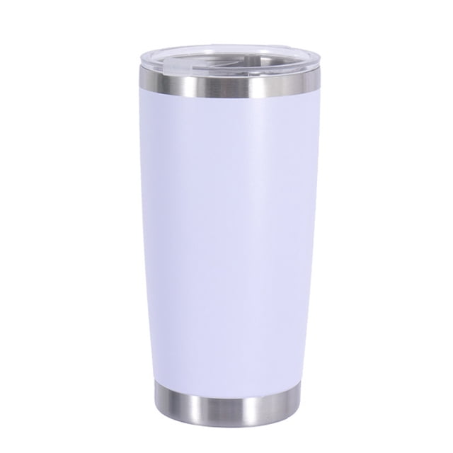 Termo de coche de 600ml con tapa, termo de acero inoxidable, termo de doble capa