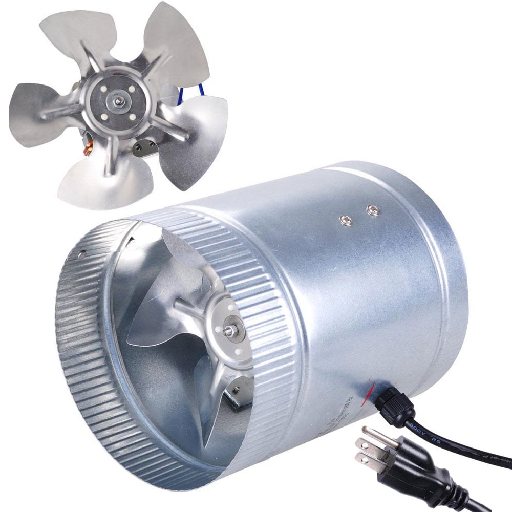 Yescom 6 260cfm Inline Booster Fan W Aluminum Blade Hydroponics Cooling Ventilation Exhaust Air Blower Walmart Com Walmart Com