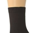 thumbnail image 4 of Sierra Socks Women's Bamboo Low Cut Shorties One Pair OR 3 Pair Pack Socks 2104 (Sock Size:9-11, Shoe Size: 4-10, Brown (3 Pair Pack)), 4 of 5