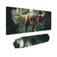 thumbnail image 2 of Pofeuu Green Forest Dinosaur Print Desk Mat for Keyboard and Mouse，Computer Desk Matt for Desktop，Large Mouse Pad for Desk，Desk Pads on Top of Desks 12x31.5in, 2 of 8