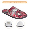 thumbnail image 3 of Fotbe Rooster Head Pantuflas Peludas para Mujer con Estampado, Zapatillas de Peluche, Zapatos de Invierno para Casa, Uso Interior y Exterior-Medium, 3 of 8