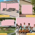 thumbnail image 6 of Pink Garage Door Cover Banner 6 x 13 FT, Farmhouse Pink Decor Garage Door Curtains Backdrop with Grommets for Indoor Outdoor Wall Party Porch Yard Decorations Background, 6 of 9