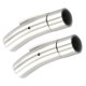 thumbnail image 3 of 2 cierres magnéticos de acero inoxidable compatibles con extremos de cordón de cuero redondos de 6 mm de diámetro., 3 of 7