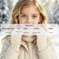 thumbnail image 4 of hengsof Fall Winter Gloves Full Finger for Boys Girls - Kids Thick Thermal Knitted Gloves for Cold Weather 3-8Y, 4 of 5