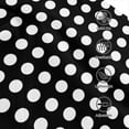 thumbnail image 5 of Baseball Cap, black white polka dots Trucker Hats Women Dad Hat for Workouts - Baseball hat Adjustable Size, 5 of 7