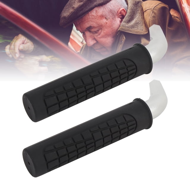 Car Door Support Handle with Lightweight, Comfortable Design, Aluminum Alloy, Silicone Auto Internal Auxiliary Grab Aids, Set of 2, for Seniors, Handicapped, Vehicle Sit to Stand
